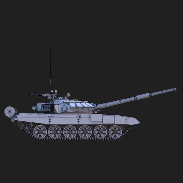 russian soviet battle tank 3d max - Russian Soviet Battle Tank T-90M Vladimir... by dimosbarbos